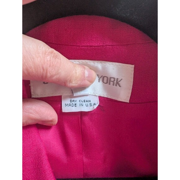 Vintage 80s Jones New York Pink Jacket sz 10 - Picture 8 of 8